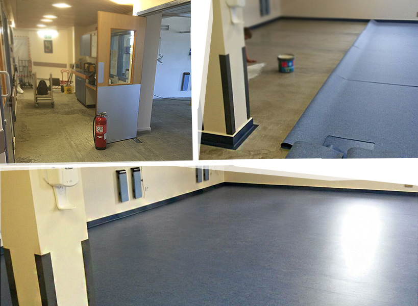 Emergency Flooring at Solihull Hospital